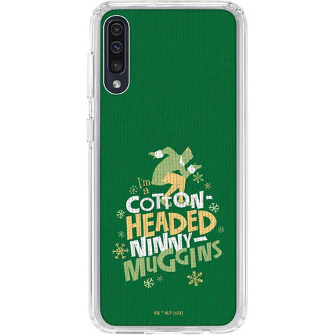 Elf Cotton Headed Ninny Muggins Galaxy A50 Clear Case
